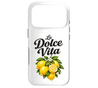 La Dolce Vita Italian Quote Lemons Summer Vibe Case for iPhone 17 Pro