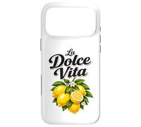 La Dolce Vita Italian Quote Lemons Summer Vibe Case for iPhone 17 Pro Max