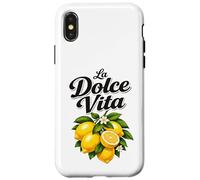 La Dolce Vita Italian Quote Lemons Summer Vibe Case for iPhone X/XS