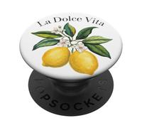 La Dolce Vita Lemon Italian Summer Limoncello Amalfi Coast PopSockets Adhesive PopGrip