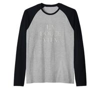 La Dolce Vita - Minimalist Italian Phrase for Sweet Life Raglan Baseball Tee