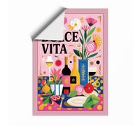 La Dolce Vita Modern Unframed Wall Art Print A3 (42×29.7cm), Wall Decor for Living Room, Bedroom, Office & Home, Art Gift