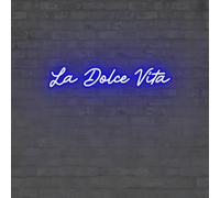 La Dolce vita Neon Sign,LED Neon Wall Deco Bedroom Led Light