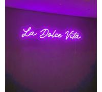 La Dolce vita Neon Sign,LED Neon Wall Deco Bedroom Led Light