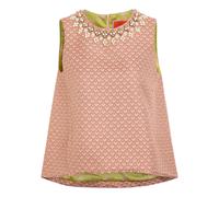 LA Double J La Scala Embellished Tulip-jacquard top - Pink - L (UK14 / L)