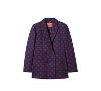La DoubleJ floral-print double-breasted blazer - Blue XS-S-L-XL