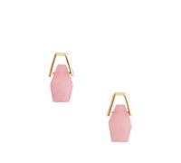La DoubleJ geometric earrings - Gold One Size