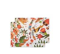 La DoubleJ Jungle Book table mats (set of two ) - White One Size