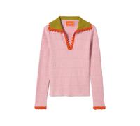 La DoubleJ picket polo jumper - Pink XS-S-M-L-XL