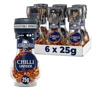 La Drogheria Chilli Flakes Adjustable Grinder 25 g (Pack of 6)