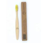 La Ecotuca Soft Yellow Bamboo Toothbrush for Kids