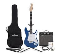 LA Electric Guitar Blue, 15W Guitar Amp & Ultimate Accessory Pack