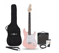 LA Electric Guitar Pink 10W Guitar Amp & Accessory Pack