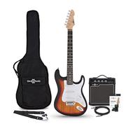 LA Electric Guitar Sunburst 10W Guitar Amp & Accessory Pack