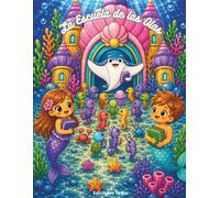 La Escuela de las Olas: Edición ilustrada a color (Mi Libro de Sirenas y Amigos del Mar)