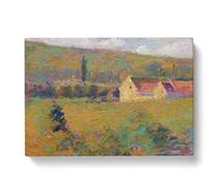 La Ferme De La Dime By Theodore Earl Butler Classic Painting Canvas Wall Art Print Ready to Hang, Framed Picture for Living Room Bedroom Home Office Décor, 76x50 cm (30x20 Inch)