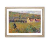 La Ferme De La Dime By Theodore Earl Butler Classic Painting Framed Print | A3 Oak Framed Wall Art | Ready to Hang | Classic Historical Picture | Living Room Bedroom Lounge Office