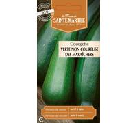 La Ferme de Sainte Marthe Courgette "Green Non-Courageous of Maraichers" - 1 Pkg