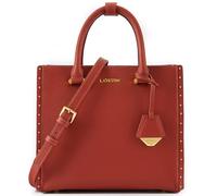 LA FESTIN Leather Shoulder Bag for Women Square Handbag with Adjustable Strap, Red