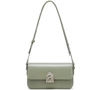 LA FESTIN Small Leather Shoulder Bag for Women - Designer Crossbody Handbag Satchel Purse with Strap for Everyday Use, Green, S