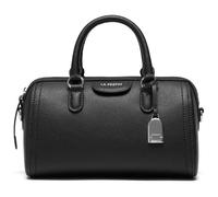 LA FESTIN Top Handle Purse Stylish Handbag Crossbody Satchel Barrel Bag with Adjustable Strap for Daily Travel, Onyx Black