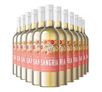 La Fiesta White Sangria 5% ABV | Fruity British White Wine | 12 x 75cl Bottles