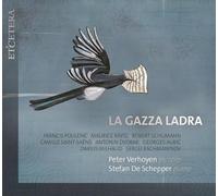 Verhoyen, Peter / De Schepper, Stefan - POULENC / RAVEL / SCHUMANN / AURIC / MILHAUD/+:La Gaza Ladra Piccolo & Piano