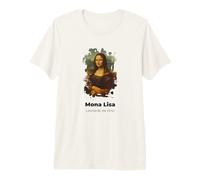 La Gioconda Monalisa Grunge by Leonardo Davinci Premium T-Shirt
