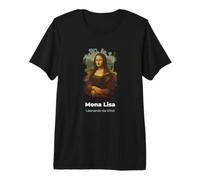 La Gioconda Monalisa Grunge by Leonardo Davinci Premium T-Shirt