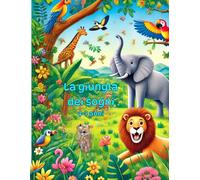 La giungla dei sogni: Libro da colorare per bambini 4-7 anni