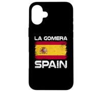 La Gomera Spain Flag Design Proud Spanish Flag Case for iPhone 16 Plus