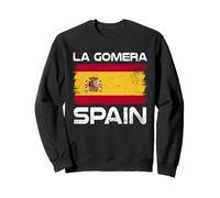 La Gomera Spain Flag Design Proud Spanish Flag Sweatshirt