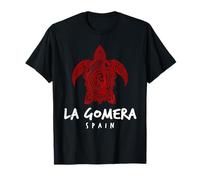 La Gomera Spain Tribal Sea Turtle Ocean Art Design T-Shirt