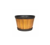La Hacienda 33cm Small Oban Whiskey Barrel - Plastic - L33xW33xH20 cm - Light Oak La Hacienda Light Oak