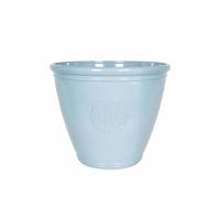 45cm Large Eden Emblem Plant Pot - Plastic - L45 x W45 x H38 cm - Blue
