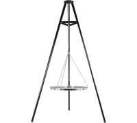 La Hacienda 55578 Tripod Grill, Steel, Black