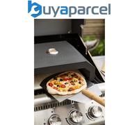 La Hacienda 56293 BBQ Outdoor Pizza Oven Black Firebox For Gas Or Charcoal