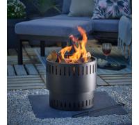 La Hacienda Acton Mini Steel Matt Black Fire Basket