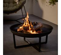 La Hacienda Brookdale Steel Matt Black Firepit