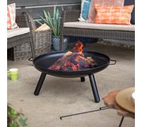 La Hacienda Kindled Mini Steel Matt Black Firepit