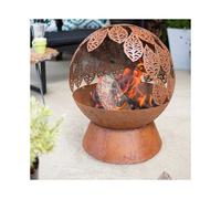 La Hacienda Leaves Fire Globe Fire Pit