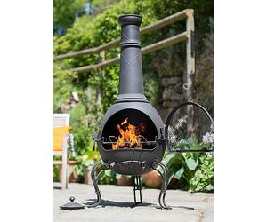 La Hacienda Murcia Extra Large Chiminea Black