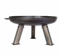 La Hacienda Pittsburgh Medium Firepit - Steel - L80 x W80 x H34 cm - Black La Hacienda Black