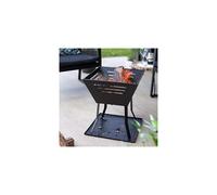 La Hacienda Square Fire Pit Basket, Log Burner, Garden Heater, Modern