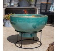 La Hacienda Trentham Gloss Latigo Green Round Firepit