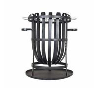 La Hacienda Vancouver Firebasket - Steel - L50 X W50 X H56 Cm - Black