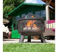 La Hacienda Wildfire Steel Bronze Firepit
