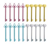 LA HAUTE 20Pcs Black Gel Ink Pen Novelty Key Shaped Rollerball Pens School Office Stationery