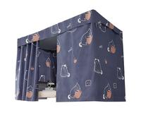 LA HAUTE Polyester Bed Canopy Single Sleeper Bunk Bed Curtain Student Dormitory Blackout Cloth Mosquito Nets Bedding Tent