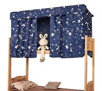 LA HAUTE Polyester Bed Canopy Single Sleeper Bunk Bed Curtain Student Dormitory Blackout Cloth Mosquito Nets Bedding Tent